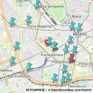 Mappa Via Numa Pompilio, 20123 Milano MI, Italia (1.3175)