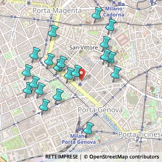 Mappa Piazza Sant'Agostino, 20123 Milano MI, Italia (0.5325)