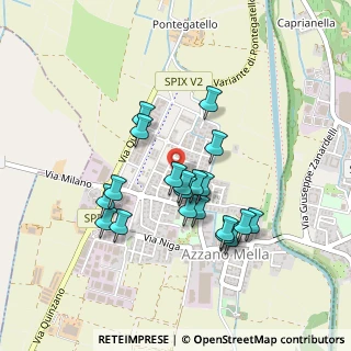 Mappa Via Carlo Alberto dalla Chiesa, 25020 Azzano Mella BS, Italia (0.39)