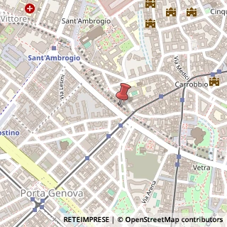 Mappa Via Edmondo de Amicis, 28, 20123 Milano, Milano (Lombardia)