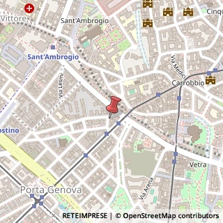 Mappa Via San Vincenzo, 3, 20123 Milano, Milano (Lombardia)