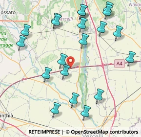 Mappa A4 Torino - Trieste, 13030 Villarboit VC, Italia (9.5625)