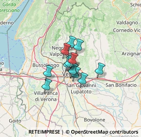 Mappa Via Carso, 37124 Verona VR, Italia (6.89385)