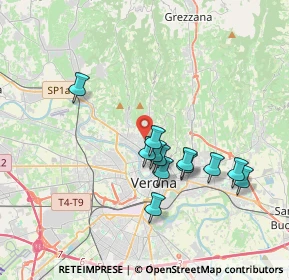 Mappa Via Carso, 37124 Verona VR, Italia (3.2325)