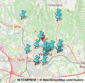 Mappa Via Carso, 37124 Verona VR, Italia (3.24412)