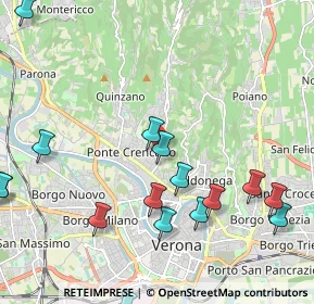 Mappa Via Carso, 37124 Verona VR, Italia (2.63938)