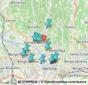 Mappa Via Carso, 37124 Verona VR, Italia (1.59615)