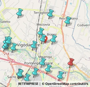 Mappa Via A. Toscanini, 35100 Padova PD, Italia (2.663)