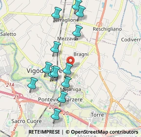 Mappa Via A. Toscanini, 35100 Padova PD, Italia (1.91615)