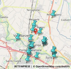 Mappa Via A. Toscanini, 35100 Padova PD, Italia (1.9145)