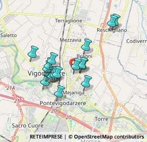 Mappa Via A. Toscanini, 35100 Padova PD, Italia (1.44056)