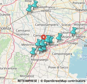 Mappa Via A. Toscanini, 35100 Padova PD, Italia (11.60455)