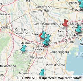 Mappa Via A. Toscanini, 35100 Padova PD, Italia (19.00818)