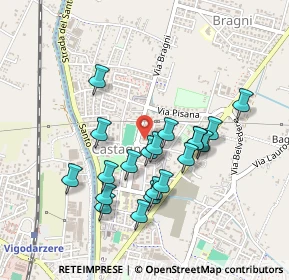 Mappa Via A. Toscanini, 35100 Padova PD, Italia (0.416)