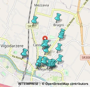 Mappa Via A. Toscanini, 35100 Padova PD, Italia (0.9125)