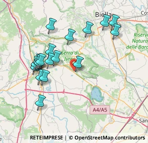 Mappa 10010 Palazzo Canavese TO, Italia (7.68444)