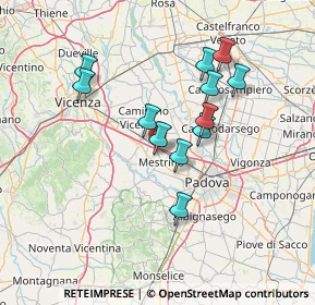 Mappa Via S. Antonino, 35035 Mestrino PD, Italia (12.32)