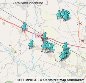 Mappa Via S. Antonino, 35035 Mestrino PD, Italia (3.89375)