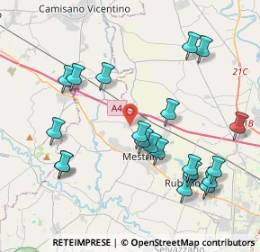 Mappa Via S. Antonino, 35035 Mestrino PD, Italia (4.386)