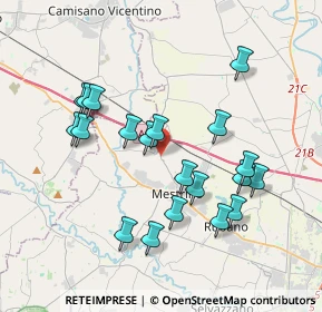 Mappa Via S. Antonino, 35035 Mestrino PD, Italia (3.644)