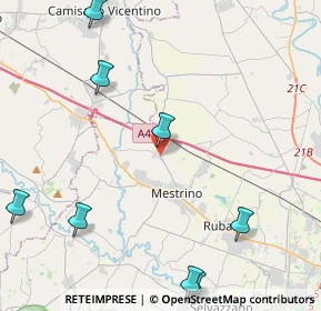 Mappa Via S. Antonino, 35035 Mestrino PD, Italia (6.59727)