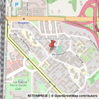 Mappa Via Dalmazia, 11, 20138 Milano, Milano (Lombardia)