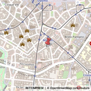Mappa Via Rugabella, 17, 20122 Milano, Milano (Lombardia)