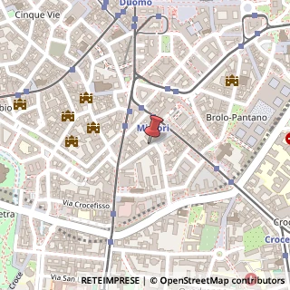 Mappa Via Rugabella, 1, 22100 Milano, Milano (Lombardia)