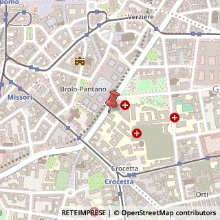 Mappa Via Francesco Sforza, 35, 20121 Milano, Milano (Lombardia)
