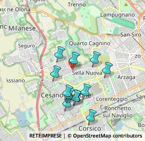 Mappa Via Palmi, 20152 Milano MI, Italia (1.60667)