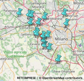 Mappa Via Palmi, 20152 Milano MI, Italia (6.17125)