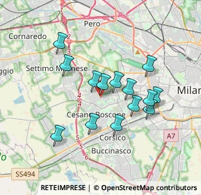 Mappa Via Palmi, 20152 Milano MI, Italia (2.97857)