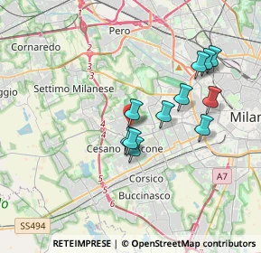 Mappa Via Palmi, 20152 Milano MI, Italia (3.16818)