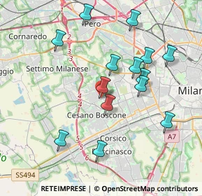 Mappa Via Palmi, 20152 Milano MI, Italia (3.82071)
