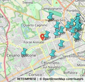 Mappa Unnamed Road, 20152 Milano MI, Italia (2.3825)