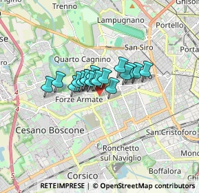 Mappa Unnamed Road, 20152 Milano MI, Italia (0.91889)