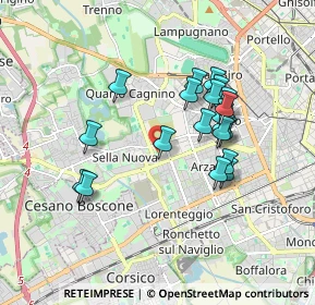 Mappa Unnamed Road, 20152 Milano MI, Italia (1.584)