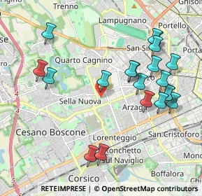 Mappa Unnamed Road, 20152 Milano MI, Italia (2.168)