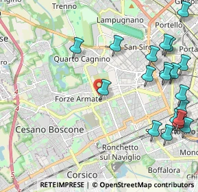 Mappa Unnamed Road, 20152 Milano MI, Italia (2.7395)