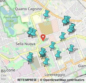 Mappa Unnamed Road, 20152 Milano MI, Italia (0.9835)