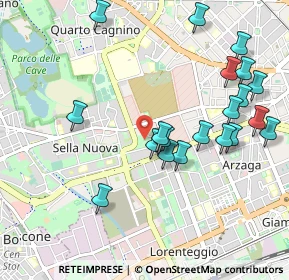 Mappa Unnamed Road, 20152 Milano MI, Italia (1.07)