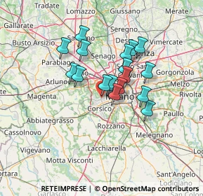 Mappa Unnamed Road, 20152 Milano MI, Italia (10.25765)