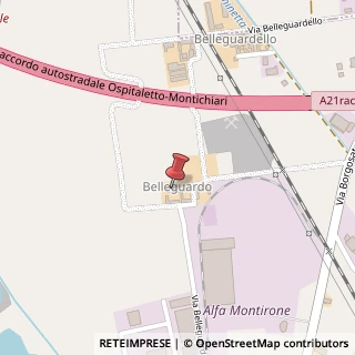 Mappa Via Belleguardo, 33, 25010 Borgosatollo, Brescia (Lombardia)