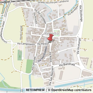 Mappa Piazza San Domenico, 1, 28060 Recetto, Novara (Piemonte)