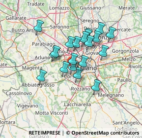 Mappa Via Cividale del Friuli, 20152 Milano MI, Italia (10.675)