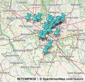 Mappa Via Cividale del Friuli, 20152 Milano MI, Italia (10.8415)