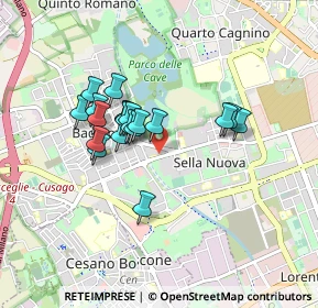 Mappa Via Cividale del Friuli, 20152 Milano MI, Italia (0.6765)