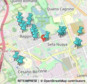 Mappa Via Cividale del Friuli, 20152 Milano MI, Italia (1.04)