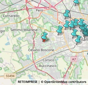 Mappa Via Cividale del Friuli, 20152 Milano MI, Italia (6.437)