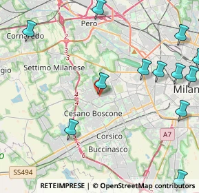 Mappa Via Cividale del Friuli, 20152 Milano MI, Italia (7.193)